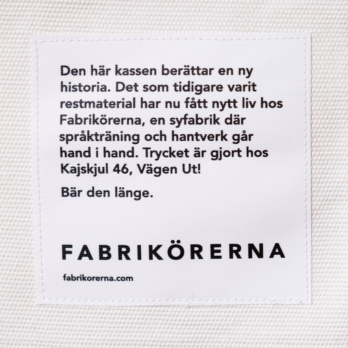 Årets tygpåse från Bokmässan: Läs mer.