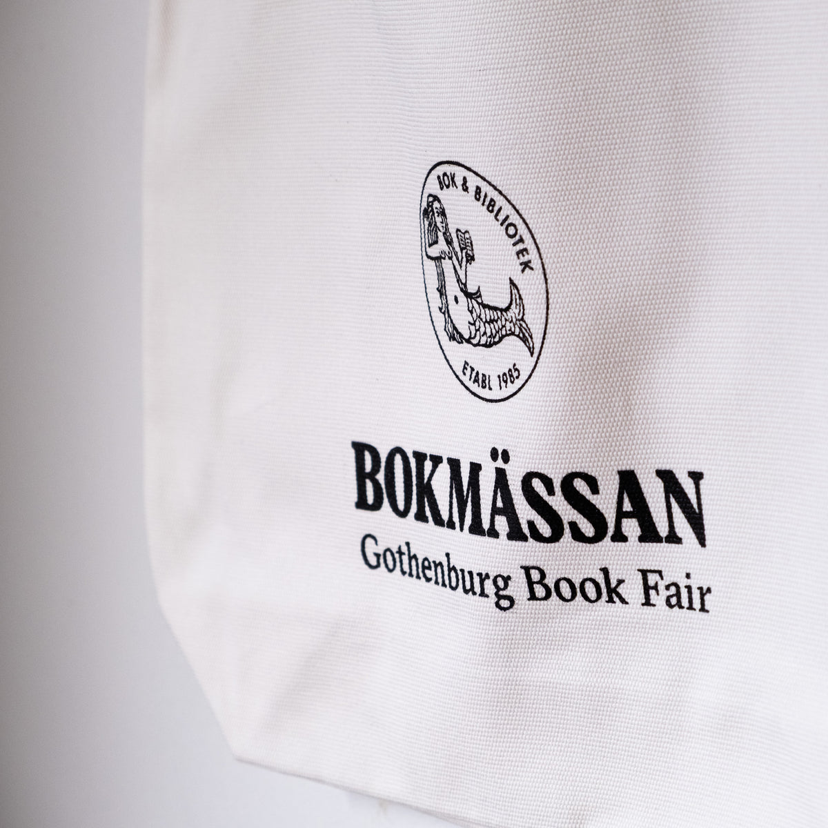 Bokmässans lite större tote bag
