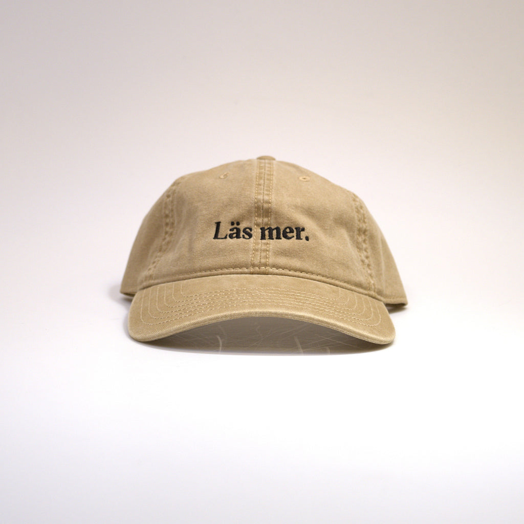 Beige keps: Läs mer
