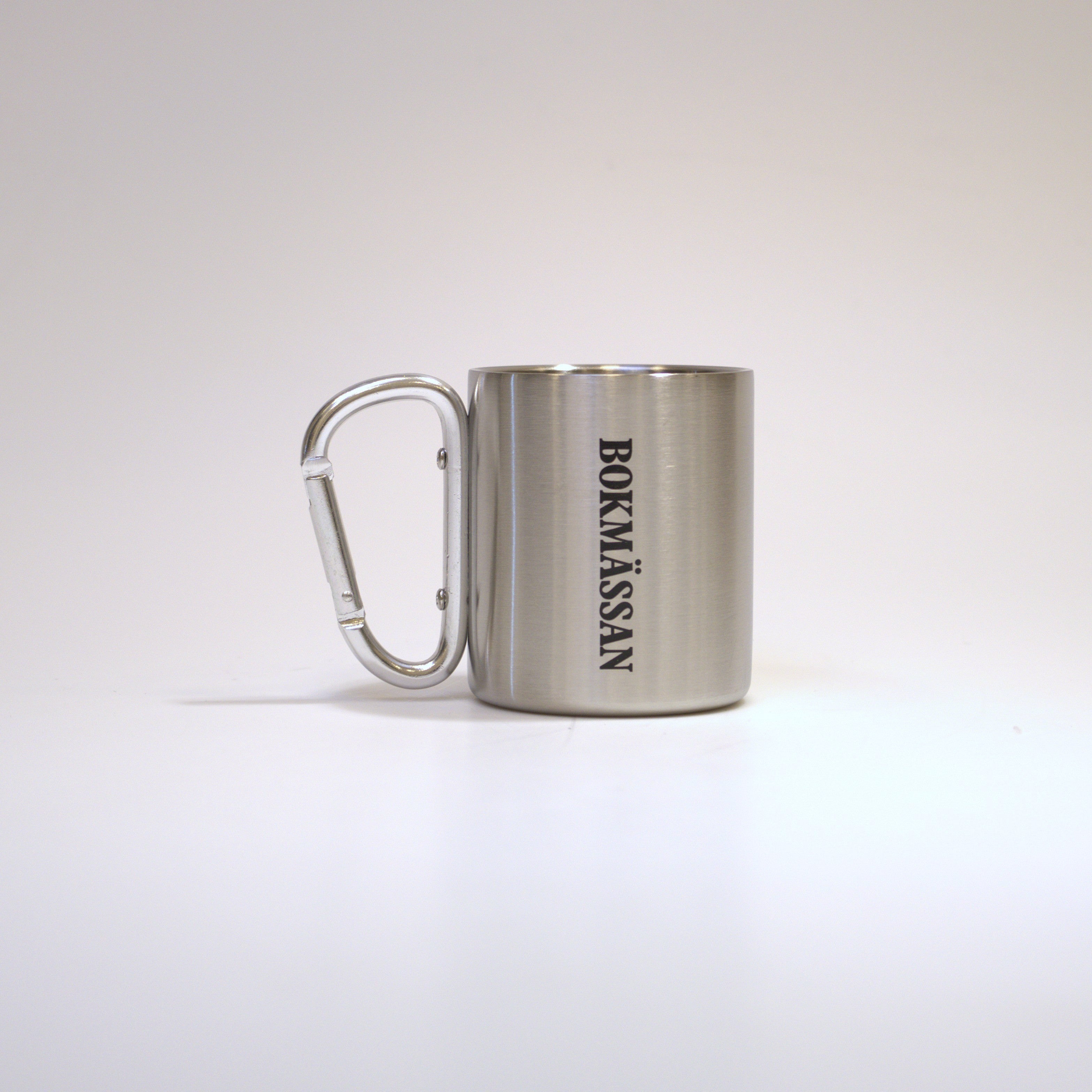 Stålmugg med karbinhake